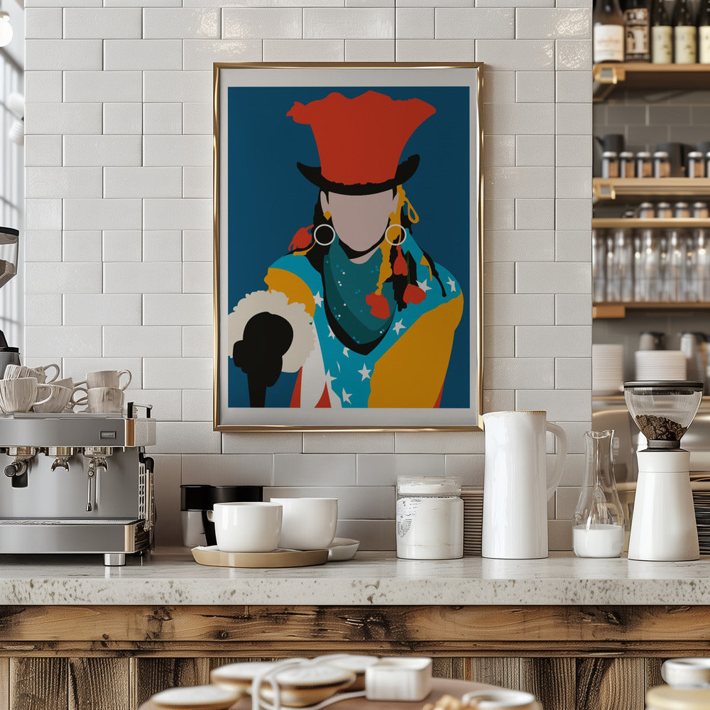 Boy George Minimalist Pop Art Poster